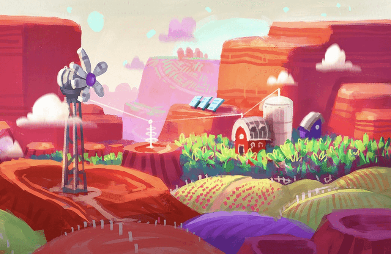 Farm on Mars