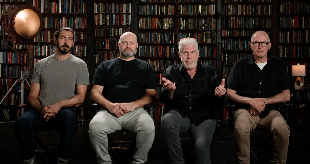 Willie Morris, Dana Landry, Ron Perlman, and Michael Donovan — the Watrfall producers